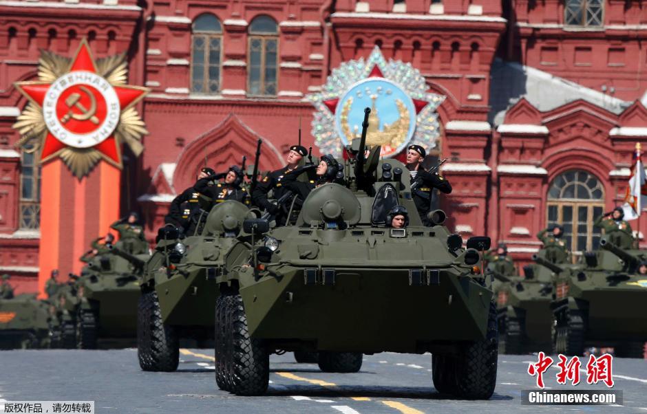 Военная техника, представленная на параде Победы на Красной площади Москвы