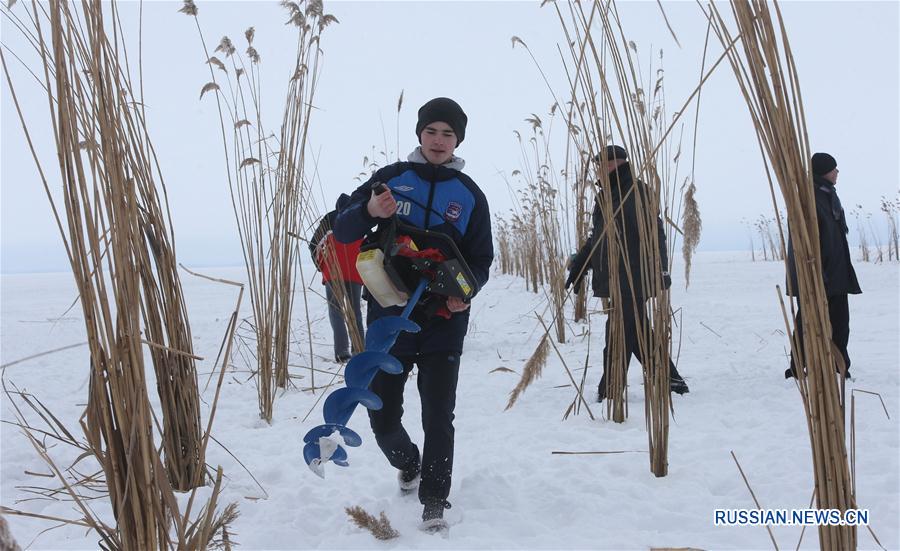 Экологическая акция "Глоток воздуха" на Киевском водохранилище