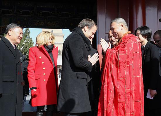 Президент Франции Э. Макрон посетил провинцию Шэньси на северо-западе Китая