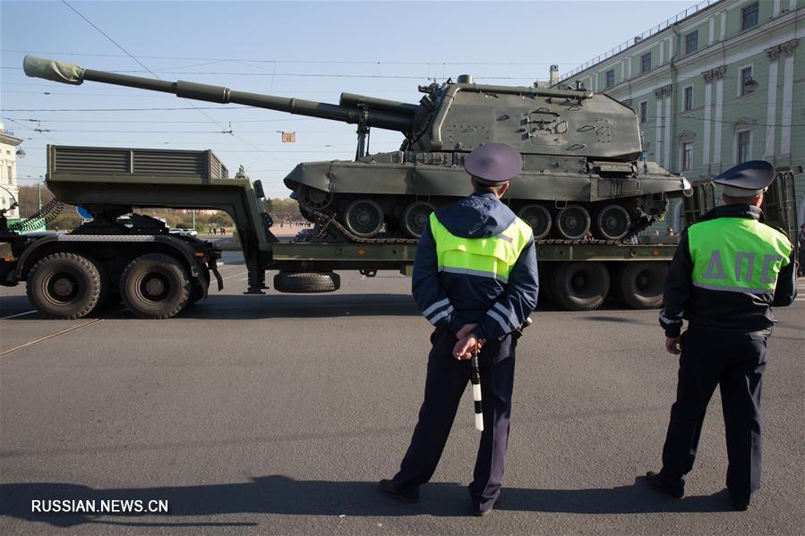 В Санкт-Петербурге прошла репетиция парада Победы