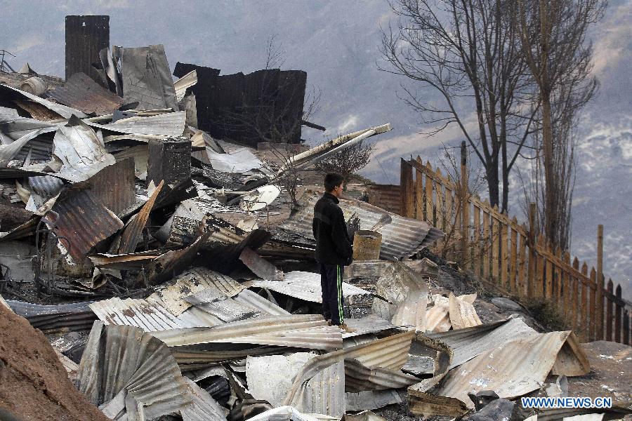 Жертвами лесного пожара в Чили стали 11 человек, около 10 тыс эвакуированы (7)